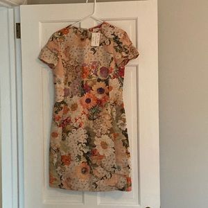 Authentic Tory Burch Floral Cap Sleeve Dress